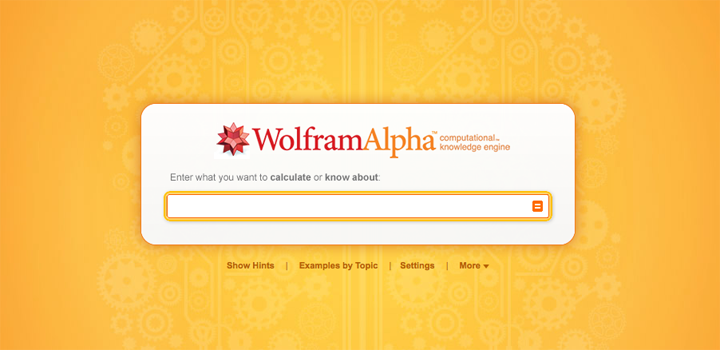 Wolfram Alpha Design